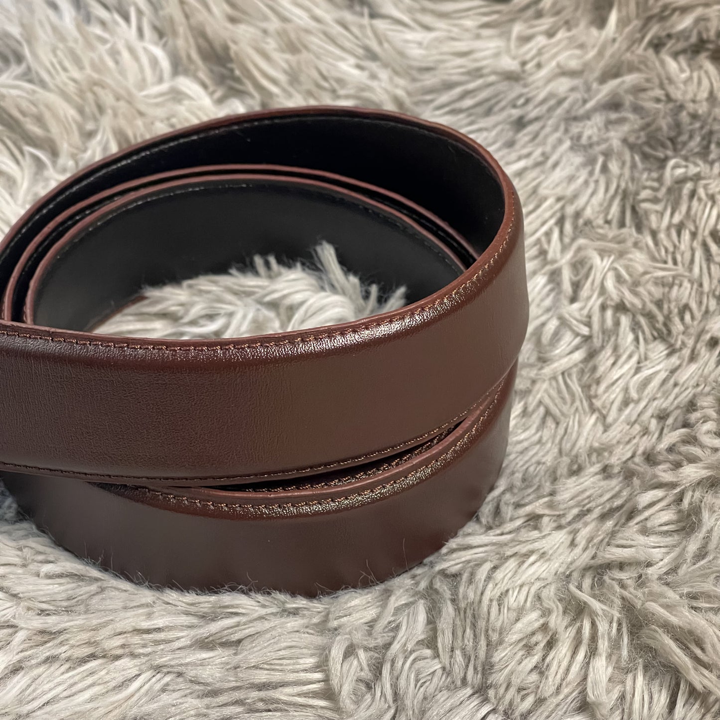 Formal Chocolate Leather Belt